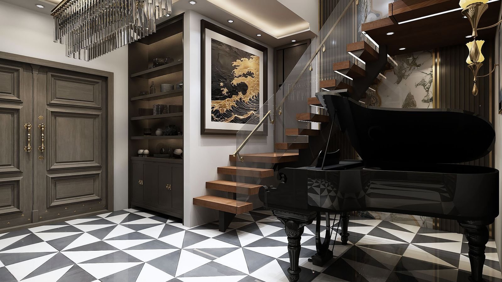 Foyer interior render