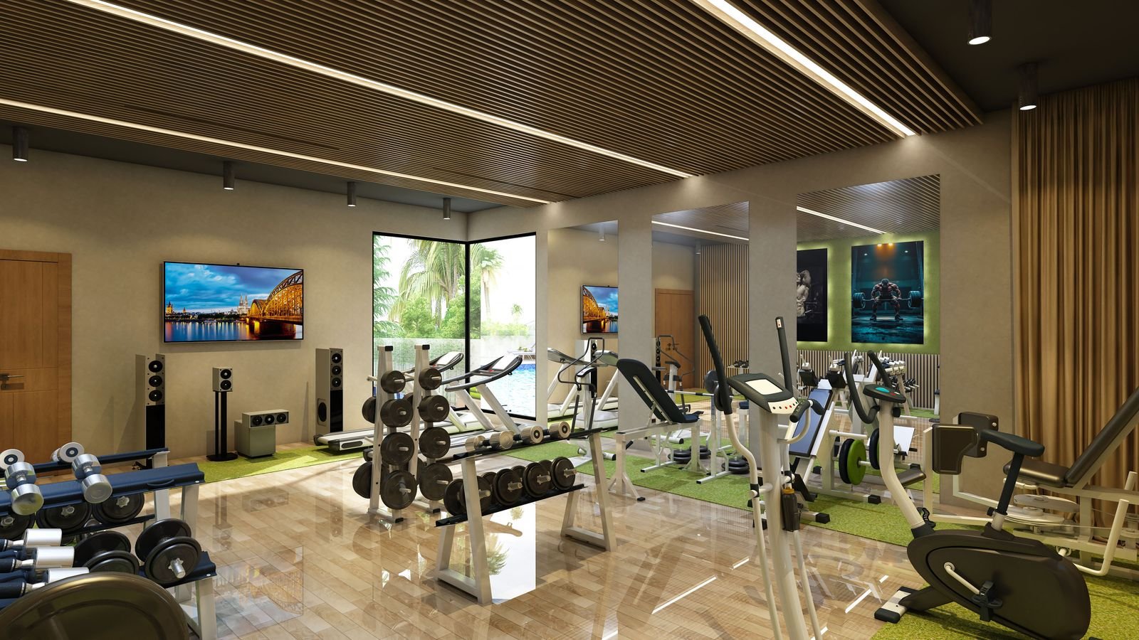 Home gym render