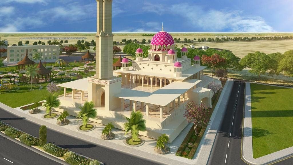 Mosque architectural render